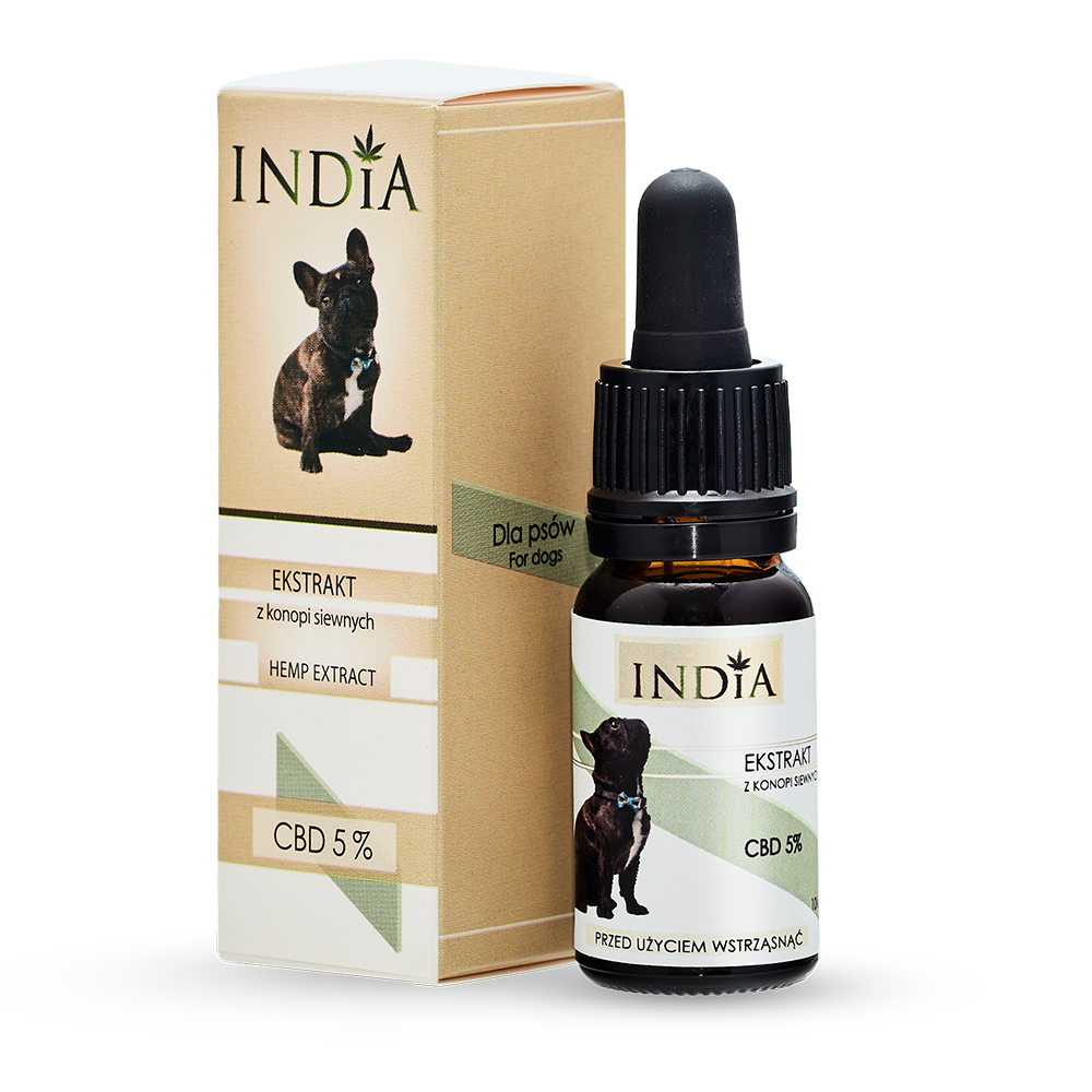 Olio CBD al 5% di estratto di semi di canapa 100% naturale per cani 10ml