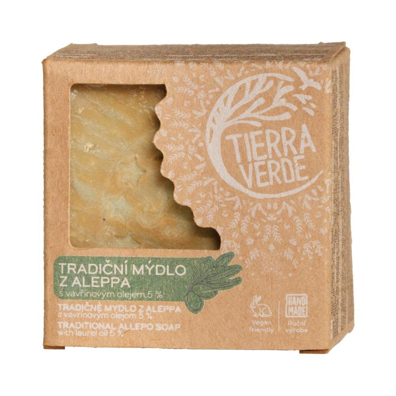 Traditional Aleppo soap with 5% Laurel oil 190g