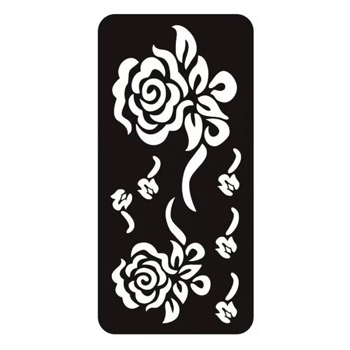 Stencil Riutilizzabile per Tatuaggi da 8,5x17,5cm F8
