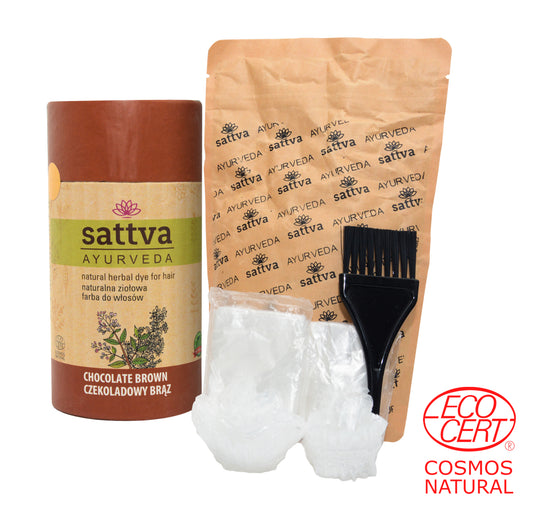 Organic Henna Hair Dye - Chocolate Brown shade 150g