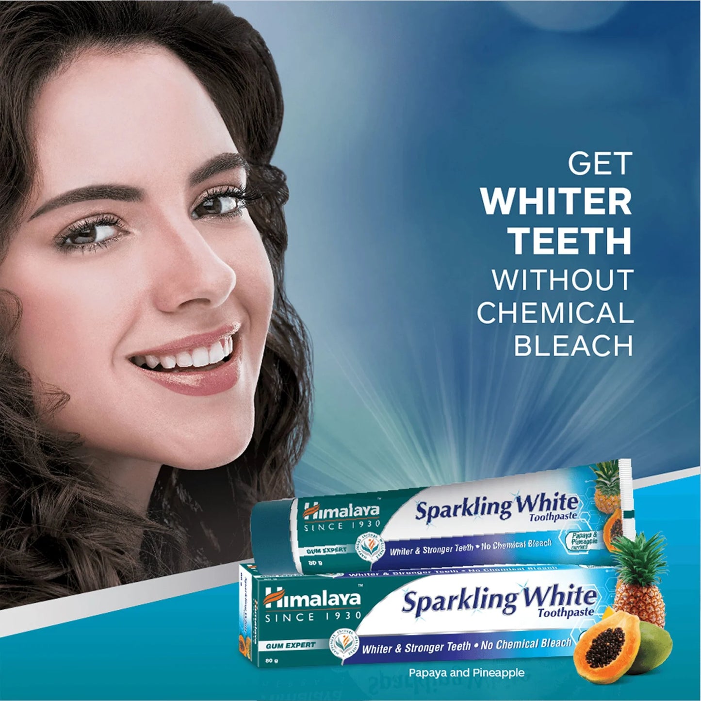 Himalaya Sparkling White Toothpaste 80g