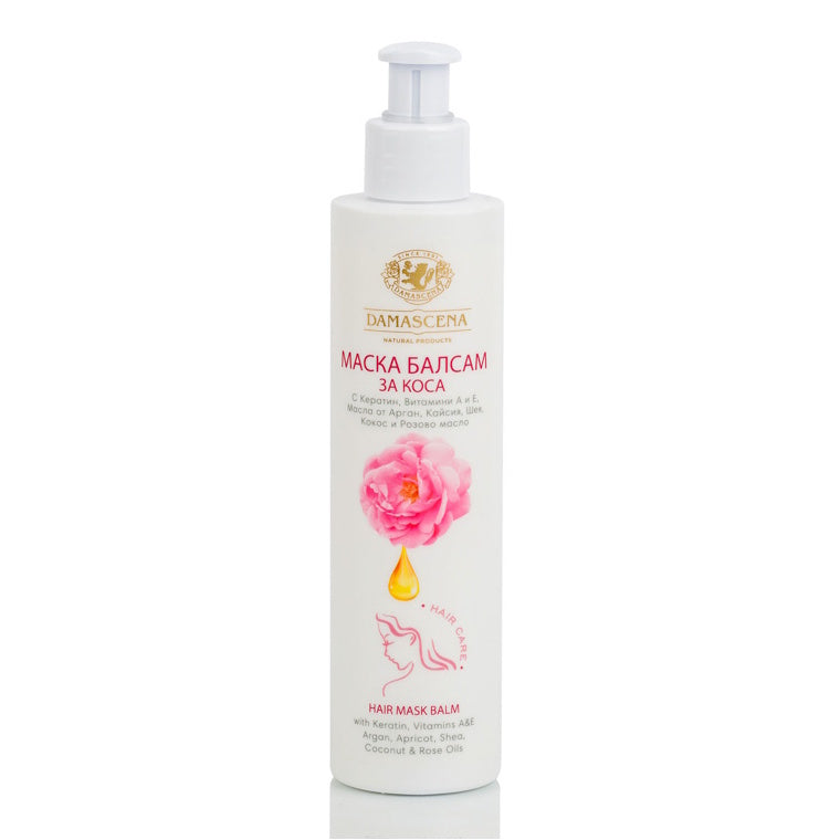 Damaskena Pure Hair Conditioner & Mask with Rose Oil and Keratin 200ml
