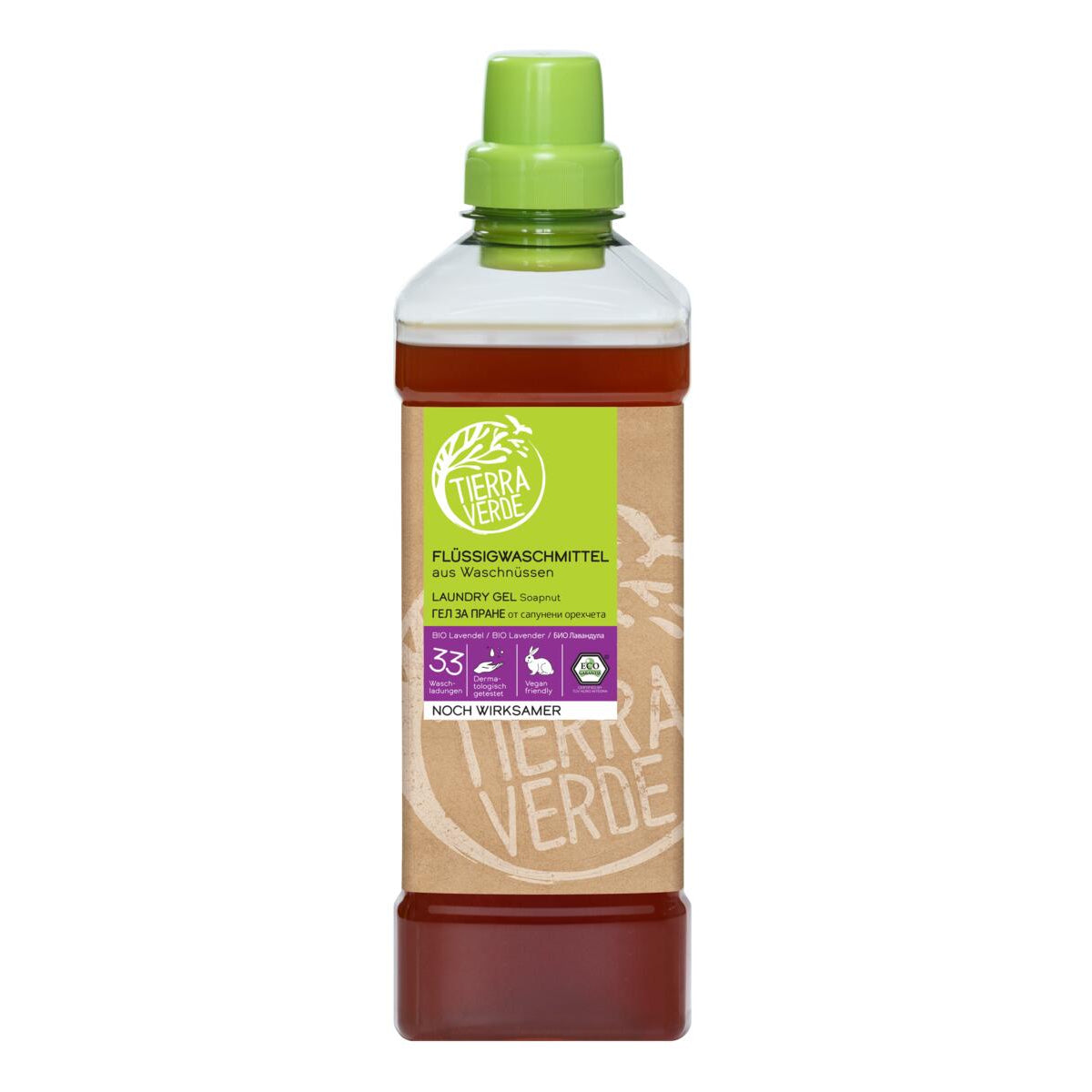 Soapnut Laundry Gel with Organic Lavender Essential Oil 1 L  - 33 doses