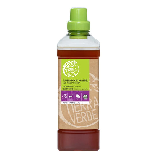 Soapnut Laundry Gel with Organic Lavender Essential Oil 1 L  - 33 doses