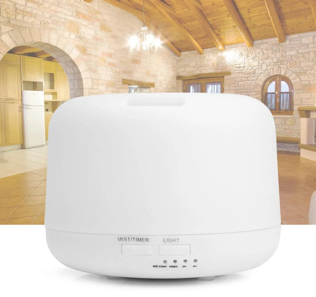 500ml Ultrasonic Aromatherapy Diffuser With 7 Color LED Lights - Air Humidifier