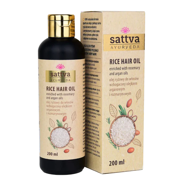 Rice Hair oil with Rosemary and Argan 200ml