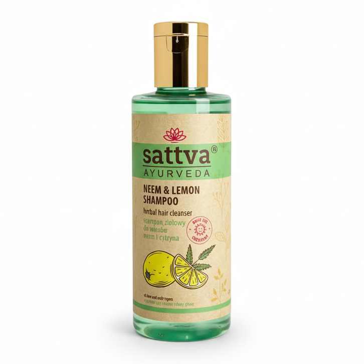 Natural Neem & Lemon Hair Shampoo 210ml
