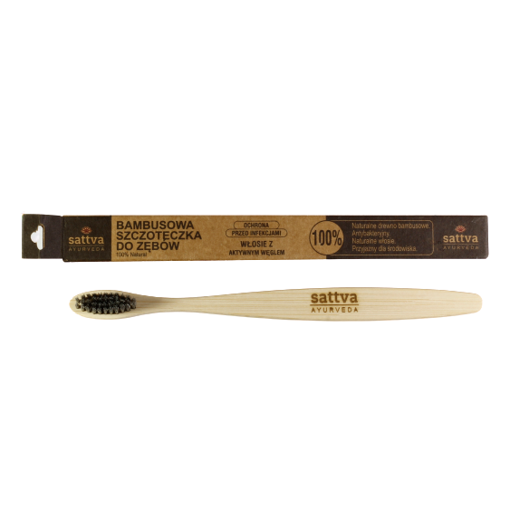 Natural Bamboo Toothbrush - Medium