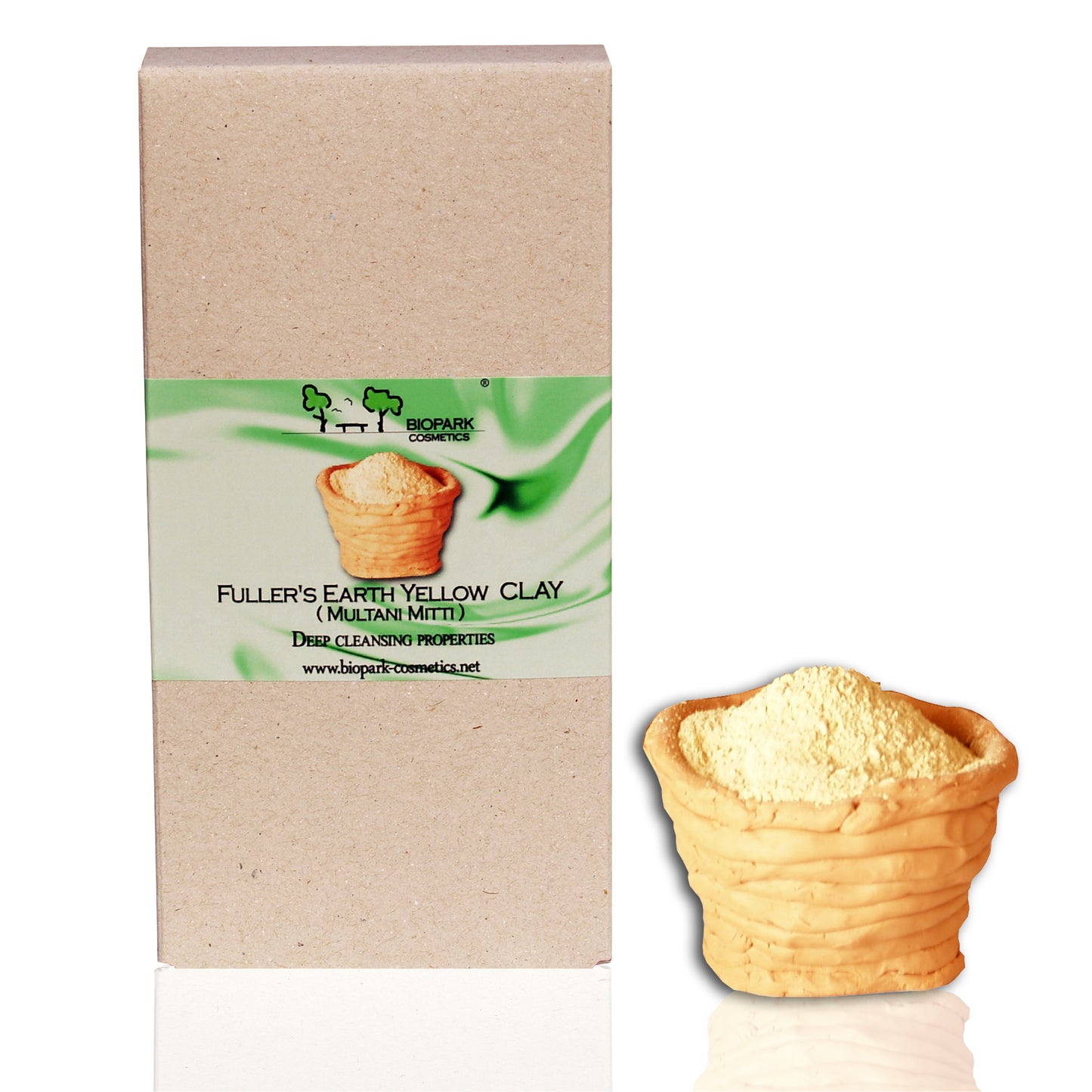 100% Natural Fullers Earth Yellow Clay Multani Mitti 100g