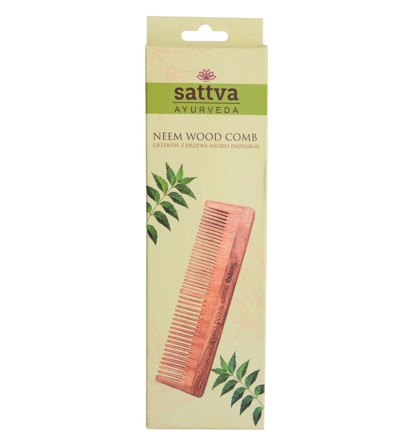 Neem Wood Comb dual 19cm