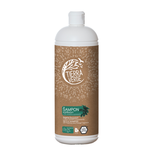 Organic Nettle Shampoo with Rosemary and Orange 1 L