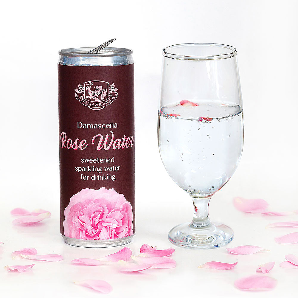 Damaskena Pure Sweeted Sparkling Rose Water 250ml
