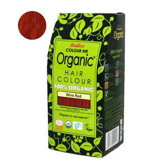 Organic Hair Dye - Wine Red shade