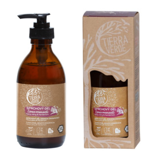 Organic Shower gel Essence of Passion with Ylang-ylang & Cardamom 230 ml (glass bottle)