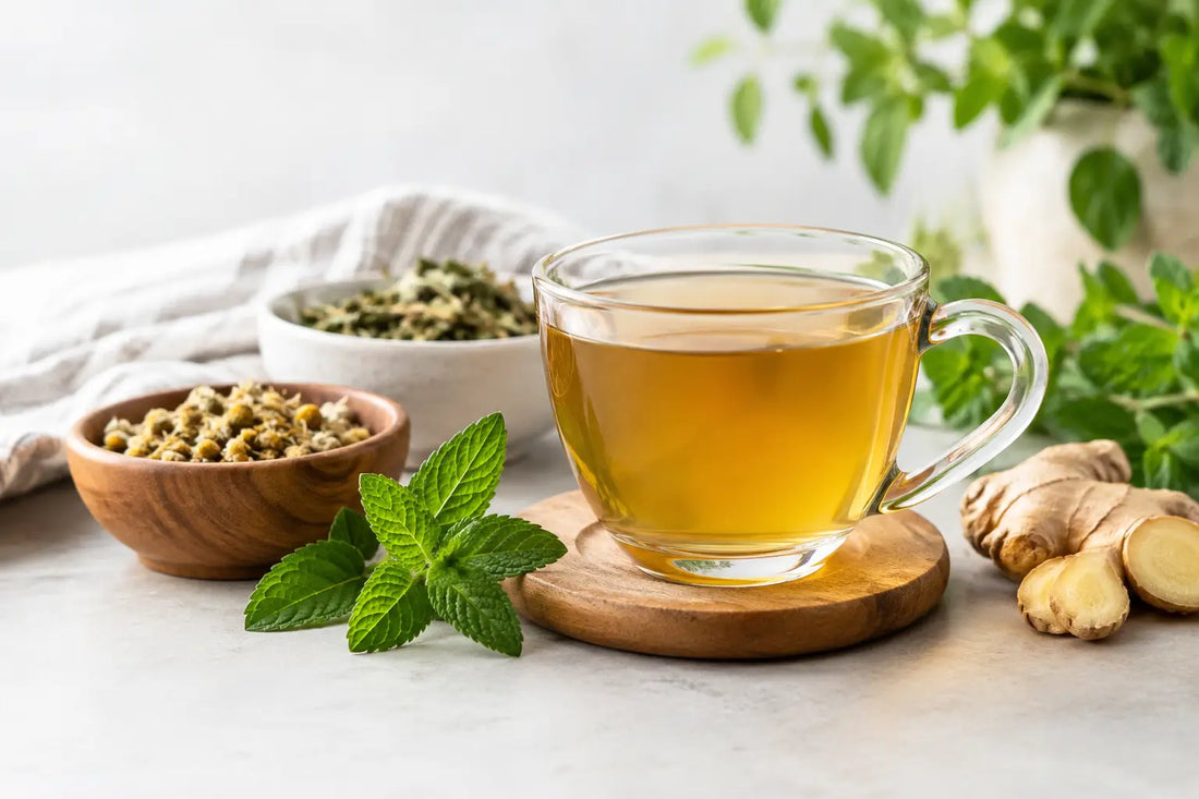 Herbal Tea for Digestion, Bloating, and Comfort