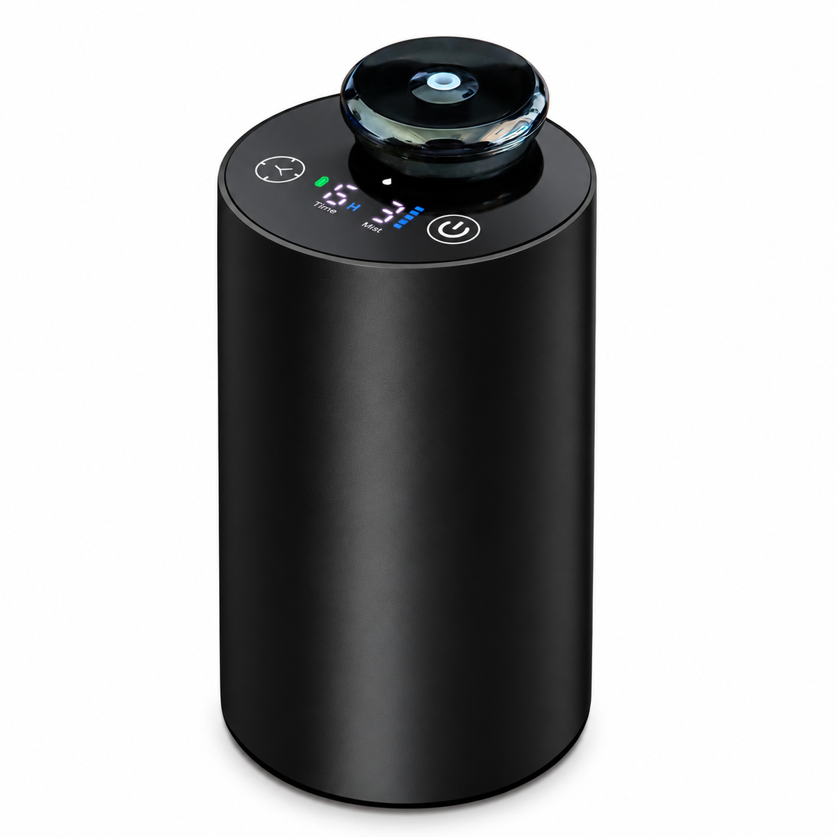 Waterless Aroma Diffuser - Cordless Rechargeable Aluminum Black