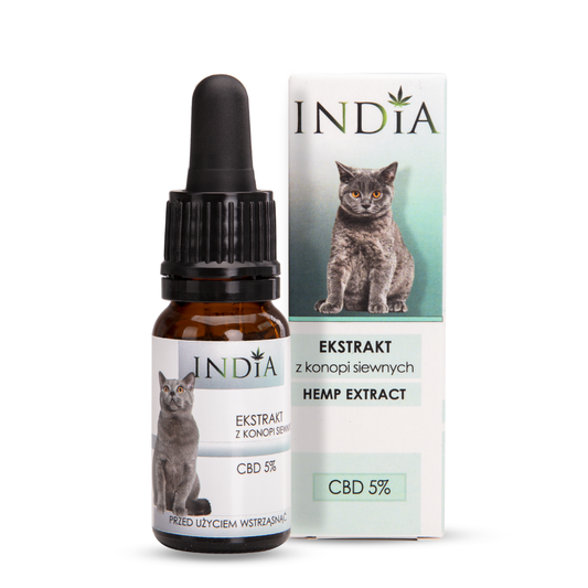 100% Natural Hemp Seed Extract CBD 5% for Cats 10ml