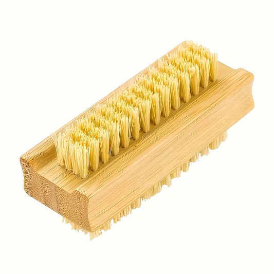 Wooden Double-Sided Nail Brush 10cm