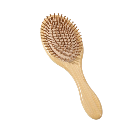 Bamboo Oval Hairbrush 25cm