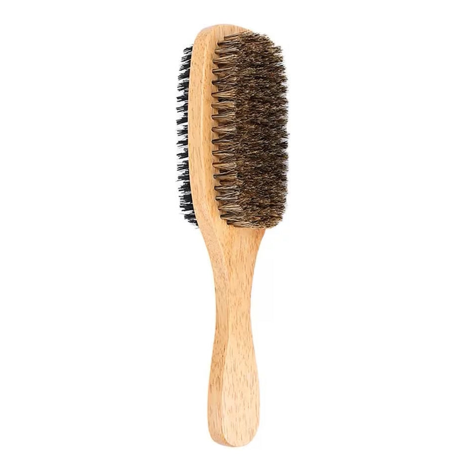 Natural Wooden Dual-Sided Beard & Hair Brush 22cm