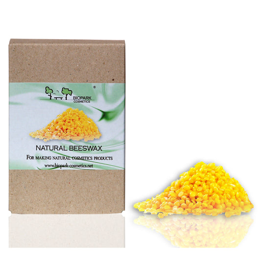 Perline gialle di cera d'api 100% naturale 100 g