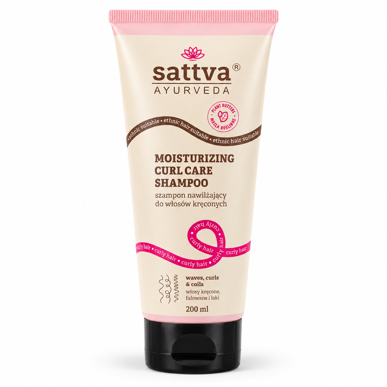 Sattva Curls Moisturizing Care Shampoo 200ml