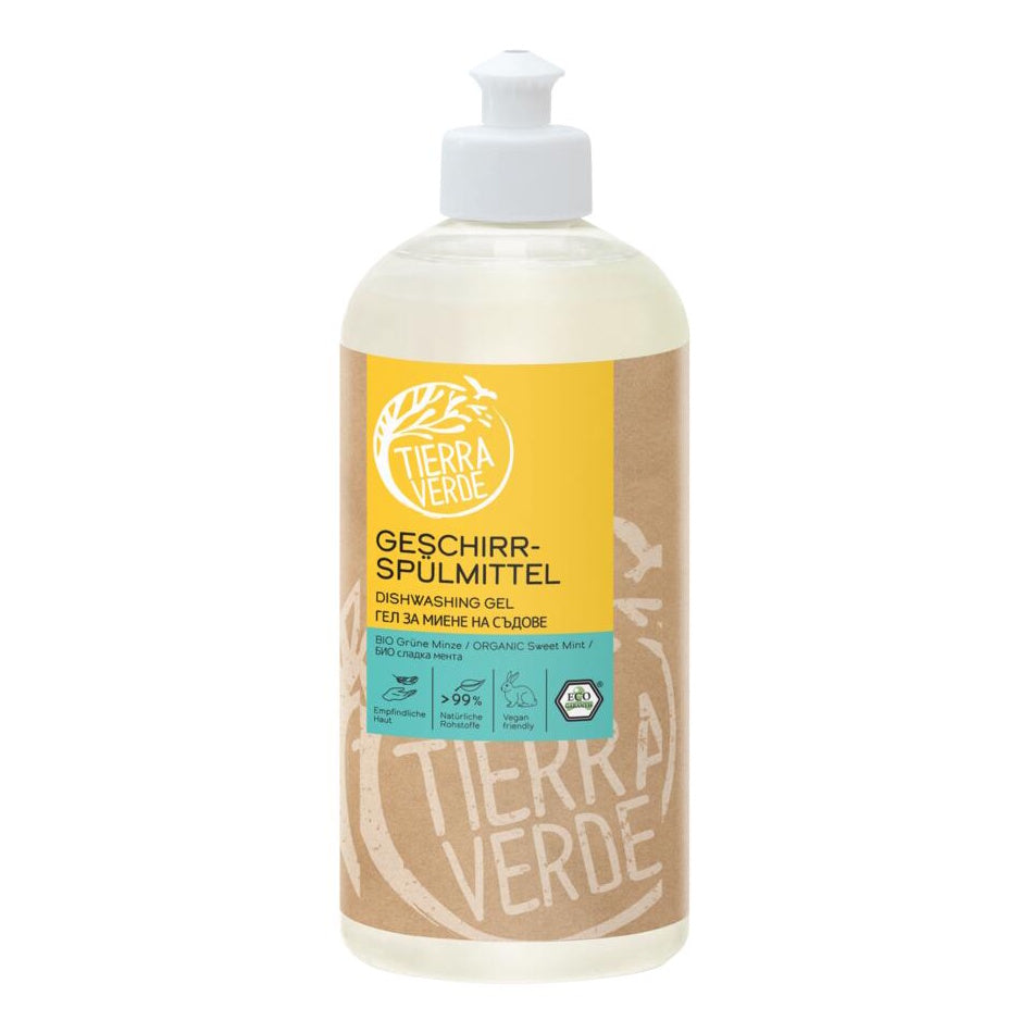 Organic Sweet Mint Dishwashing Gel 500ml