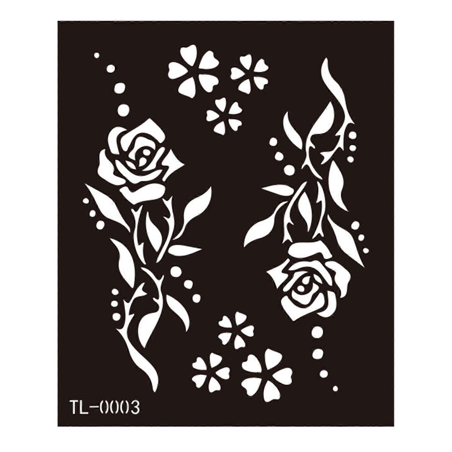 Reusable Tattoo Stencil Template for Body Art 8.5x10cm EY-0003