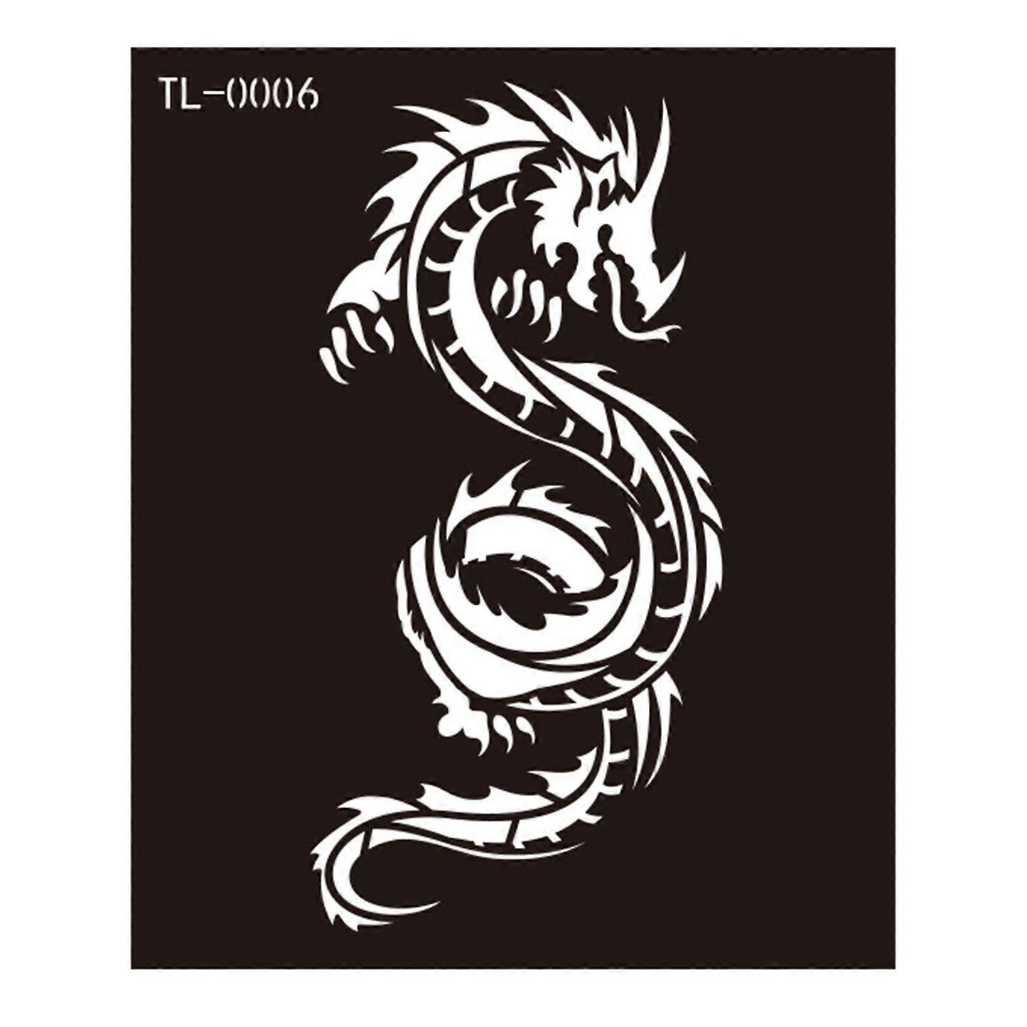Reusable Tattoo Stencil Template for Body Art 8.5x10cm EY-0006