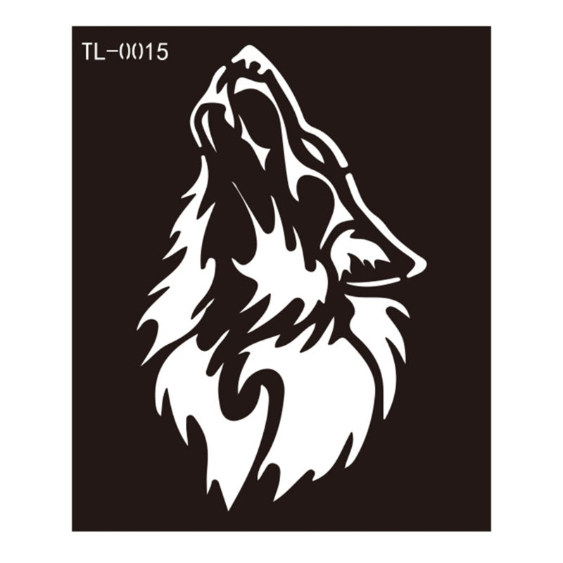 Reusable Tattoo Stencil Template for Body Art 8.5x10cm EY-0015