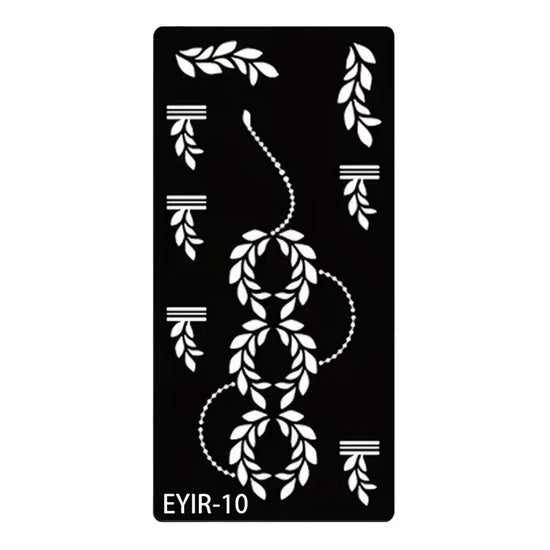 Reusable Tattoo Stencil Template for Body Art 8.5x17.5cm EYIR-10