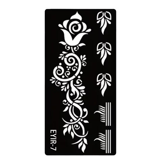 Reusable Tattoo Stencil Template for Body Art 8.5x17.5cm EYIR-7