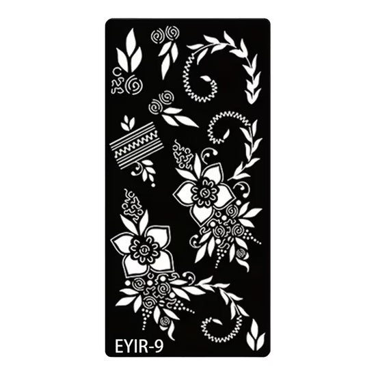 Reusable Tattoo Stencil Template for Body Art 8.5x17.5cm EYIR-9
