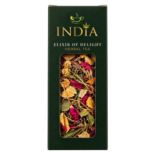 100% Natural Elixir of Delight Herbal Tea - 14 herbs, flowers and leaves 40g