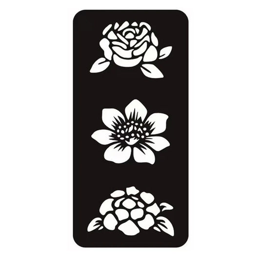 Reusable Tattoo Stencil Template for Body Art 8.5x17.5cm F10