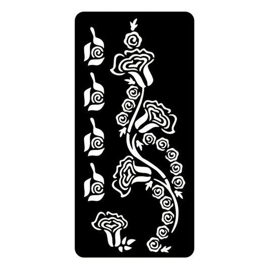 Reusable Tattoo Stencil Template for Body Art 8.5x17.5cm F13