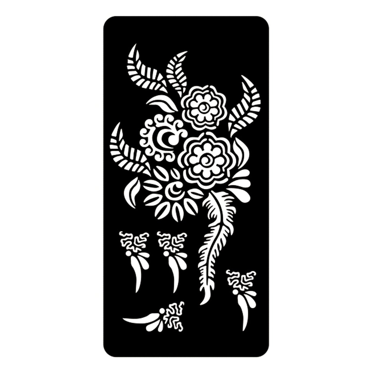 Reusable Tattoo Stencil Template for Body Art 8.5x17.5cm F15