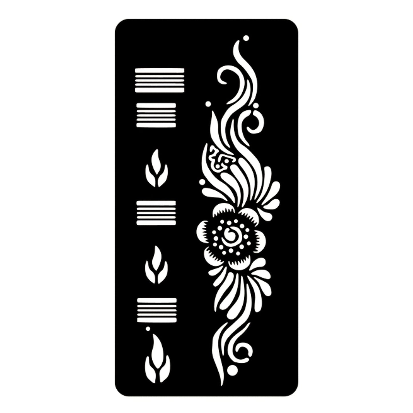 Mascherina riutilizzabile per tatuaggi e body art 8,5x17,5cm F19
