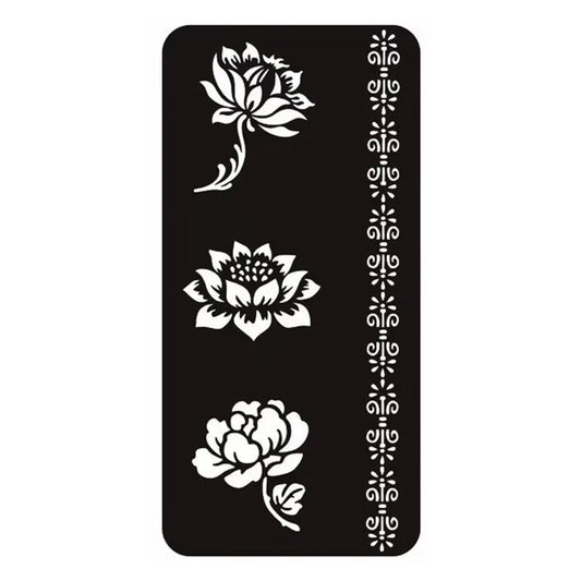 Reusable Tattoo Stencil Template for Body Art 8.5x17.5cm F3