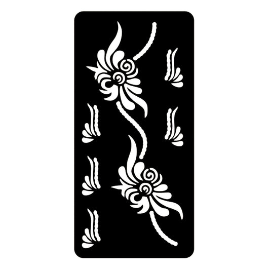 Reusable Tattoo Stencil Template for Body Art 8.5x17.5cm F7