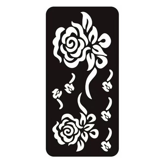 Reusable Tattoo Stencil Template for Body Art 8.5x17.5cm F8