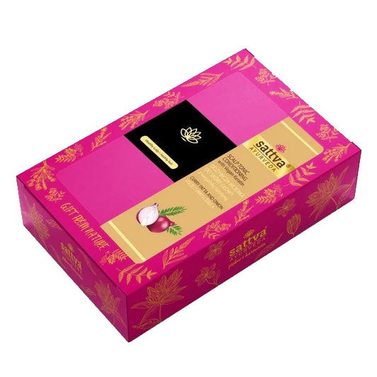 Hair Tonic Curry Pata & Onion 100ml + Ergonomic Scalp Massager Black