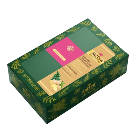 Hair Tonic Neem & Ginger 100ml + Ergonomic Scalp Massager Pink