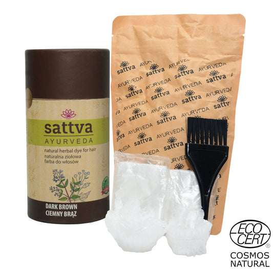 Tinta per capelli biologica - tonalità castano scuro 150 g