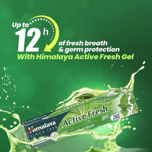 Himalaya Active Fresh Gel Toothpaste 80g