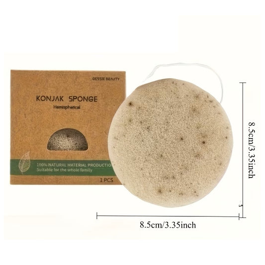 Natural Konjac Facial Cleansing Sponge - Circular shape