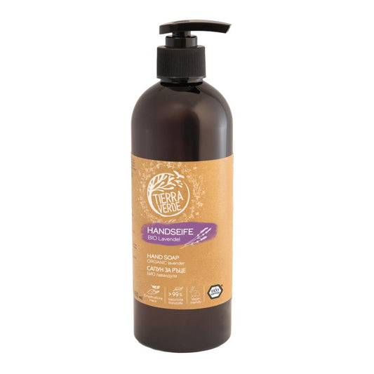 Liquid hand soap with ORGANIC Lavender 480ml