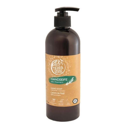 Liquid hand soap with ORGANIC Rosemary 480ml