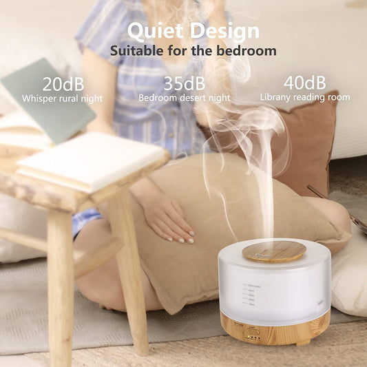 Aroma Diffuser & Air Humidifier 500ml 7 Multicolor LED & Remote control