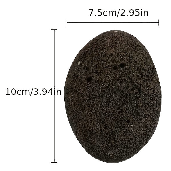 Natural Lava Stone Foot Scrubber – Volcanic Pumice Stone for Feet & Hands